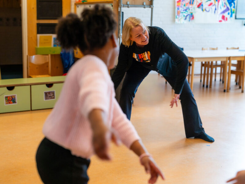 voorleesfeestje bij de kubus