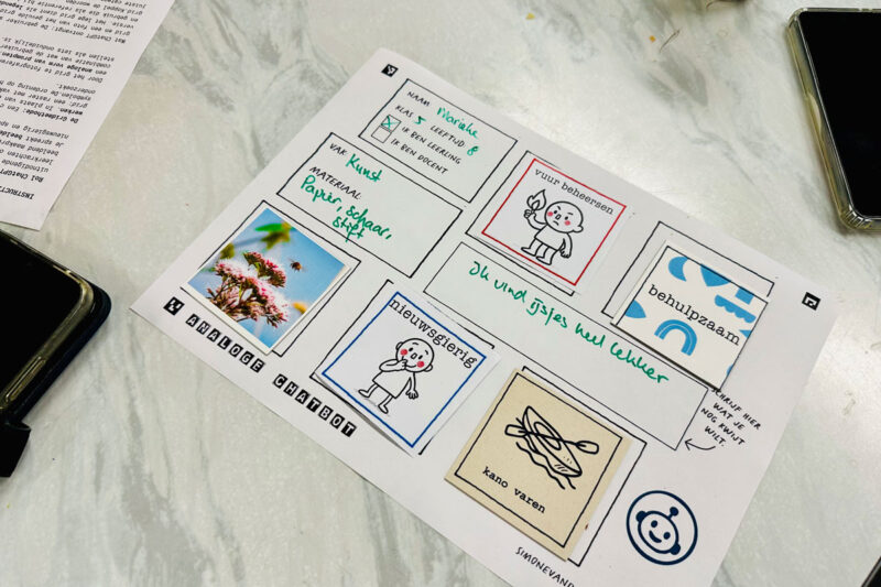 analoge chatbot simone van den berg