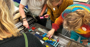 Prompten op een placemat